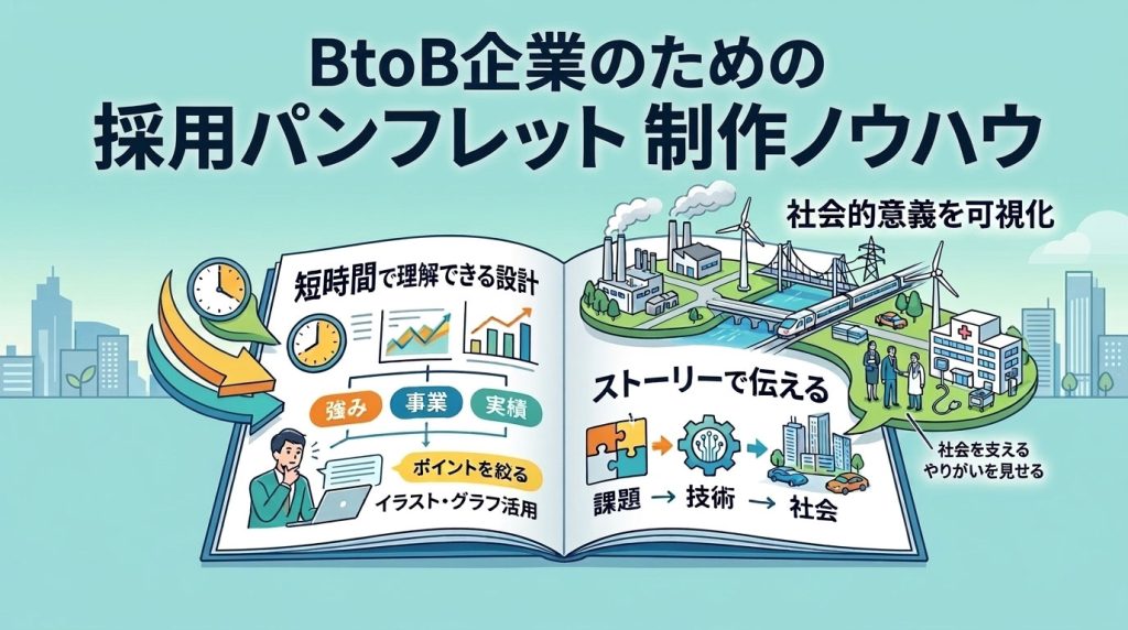 BtoB企業のための採用パンフレット制作ノウハウ